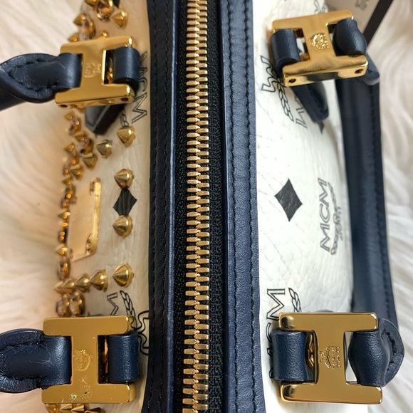 RARE MCM Swarovzki 2 way boston - Nano - Picture 9 of 16